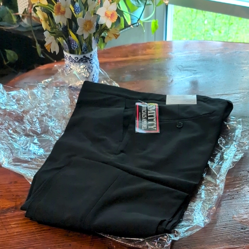 Smitty Basketball Officials Pants * Black Size 33 * Unfinished * NWT